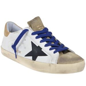 Golden Goose
Men's Superstar Suede/Leather Low-Top Sneakers Size 11